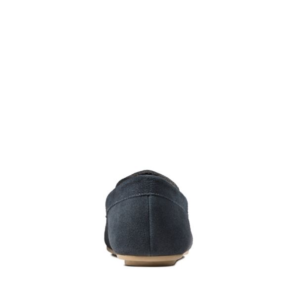 Clarks Mens Interior Cheer Slippers Navy | CA-9482506